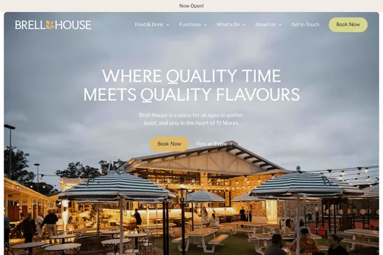 Brell House website
