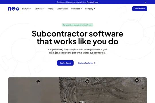 NEO Intelligence website