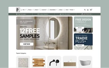 Tile & Bath Co ecommerce results by Q Agency