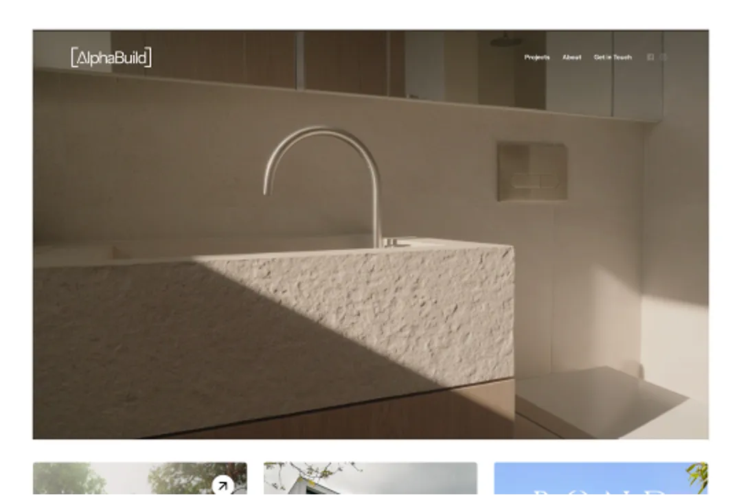 AlphaBuild website