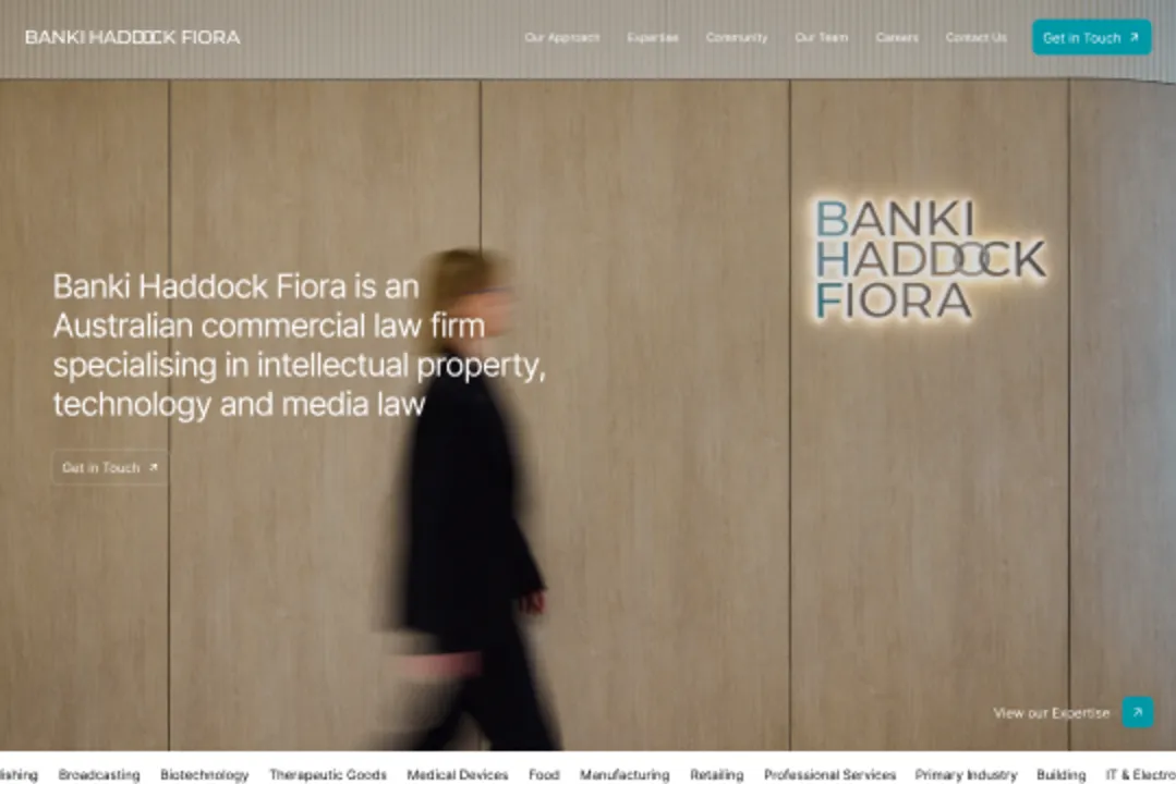 Banki Haddock Fiora website