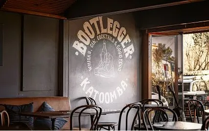 The Bootlegger Bar website by Q Agency