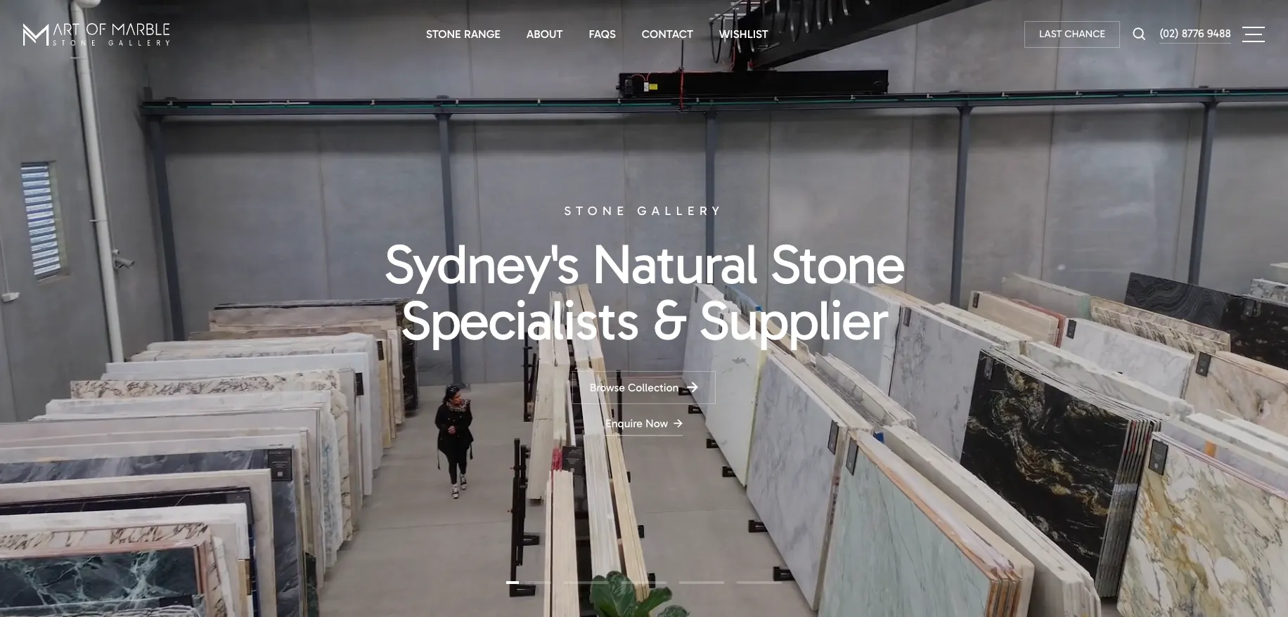 Art of Marble website
