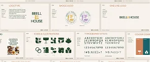 Brell House brand guidelines by Q Agency