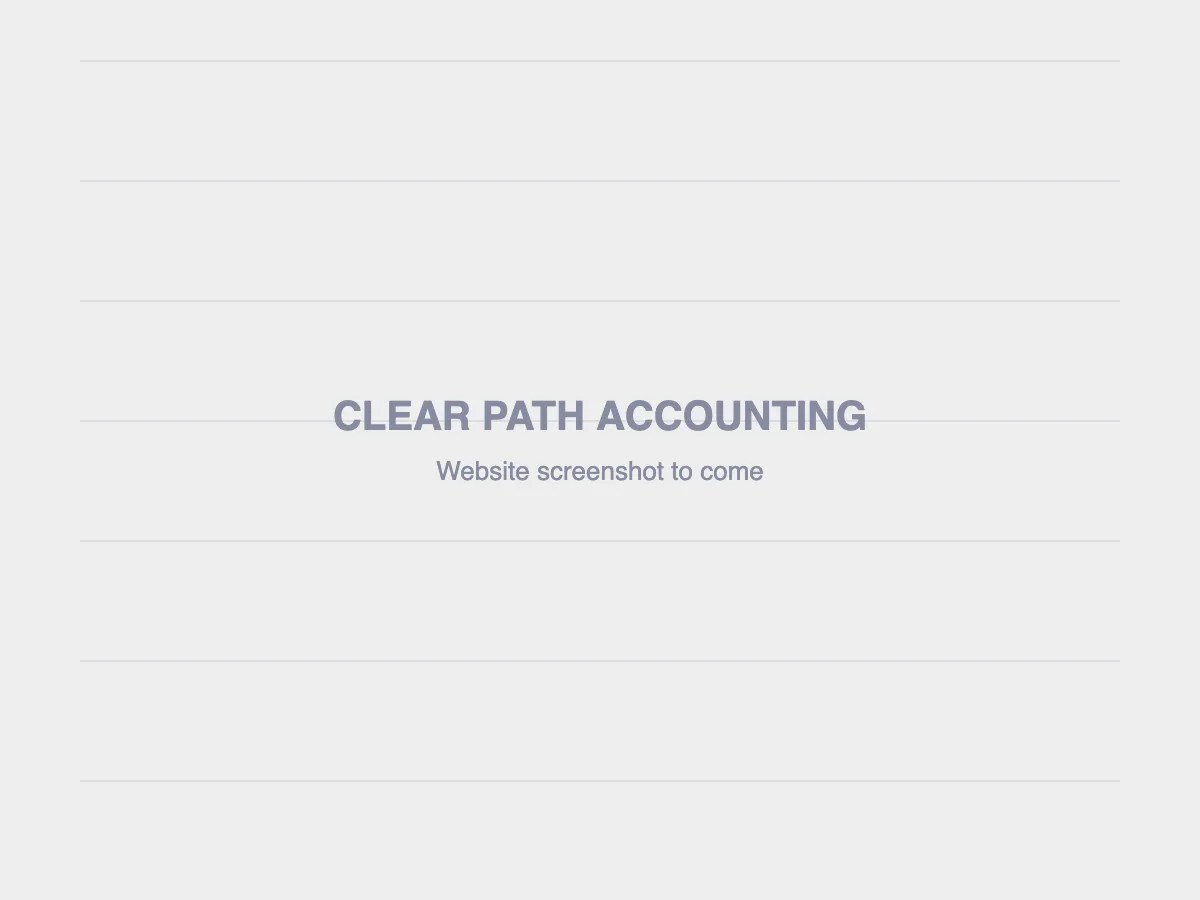Clear Path Accounting website copy by Q Agency