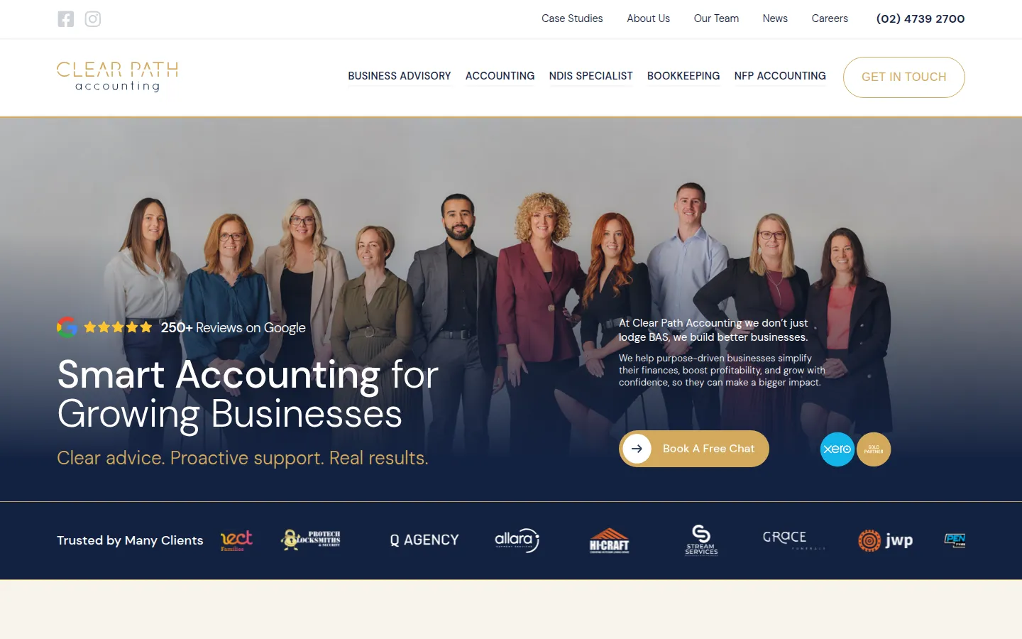 Clear Path Accounting website