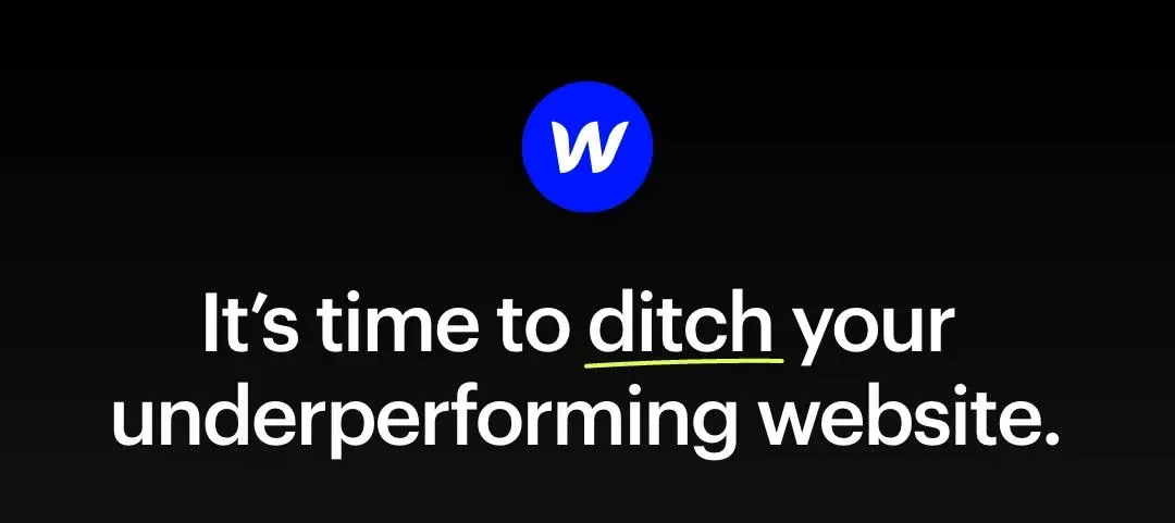 Improve your website with webflow
