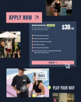 Sydney Racquet Club work by Q Agency