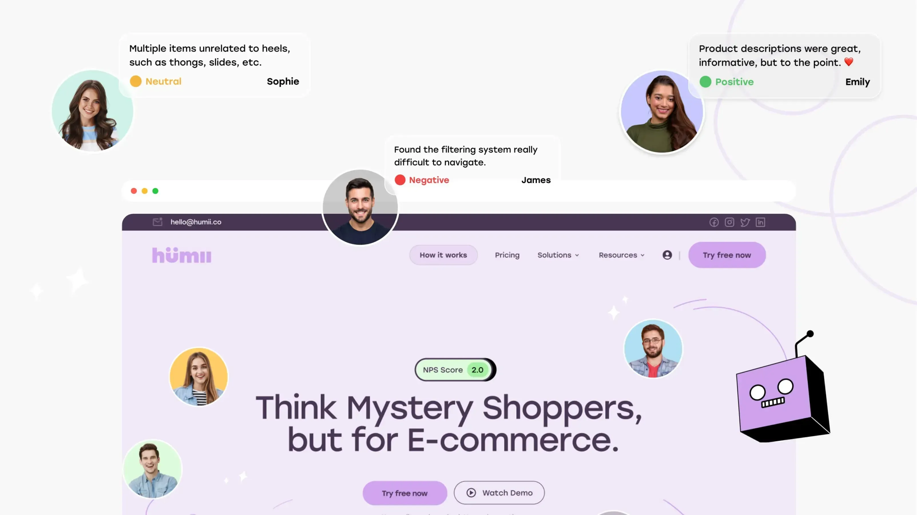 Humii website copy by Q Agency