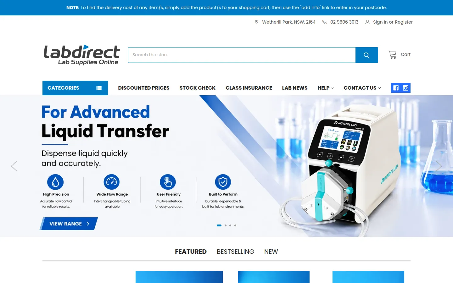 LabDirect website