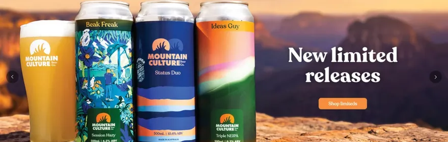 Mountain Culture website, a client of Q Agency