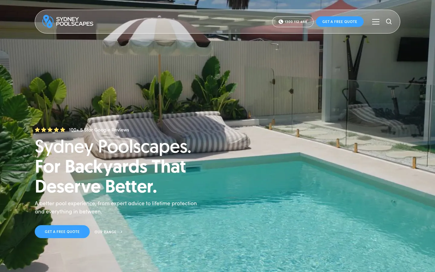 Sydney Poolscapes website