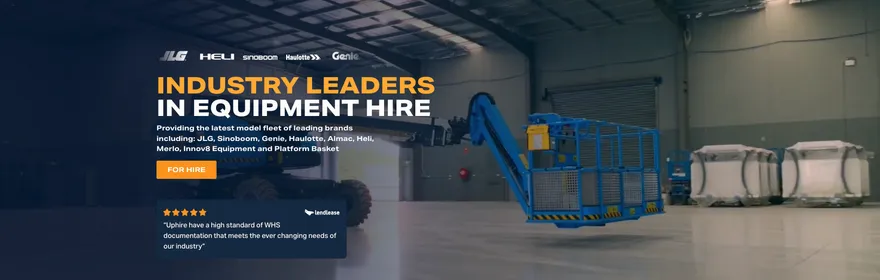 Uphire website, a client of Q Agency