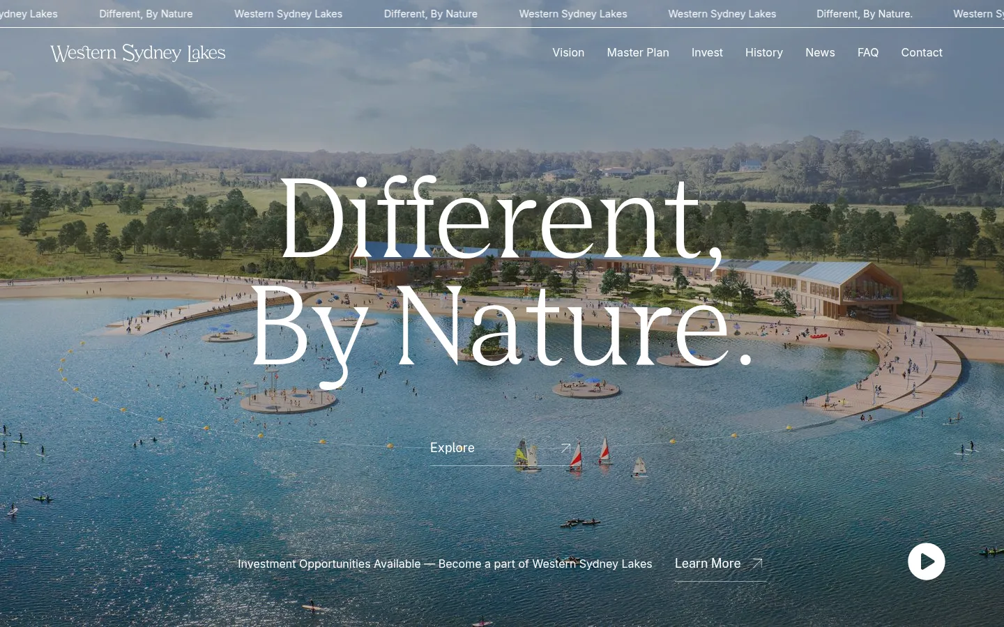 Western Sydney Lakes website